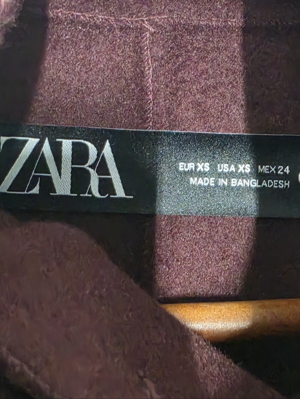 Zara Belted Wool Blend Coat - Picture 9 of 9